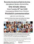 Workers Memorial Day Preswich event 